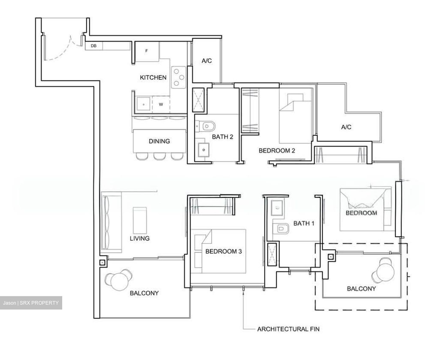 High Park Residences (D28), Apartment #574058991